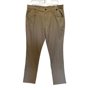Travis Mathew Men's Golf Pants Beige Size 36